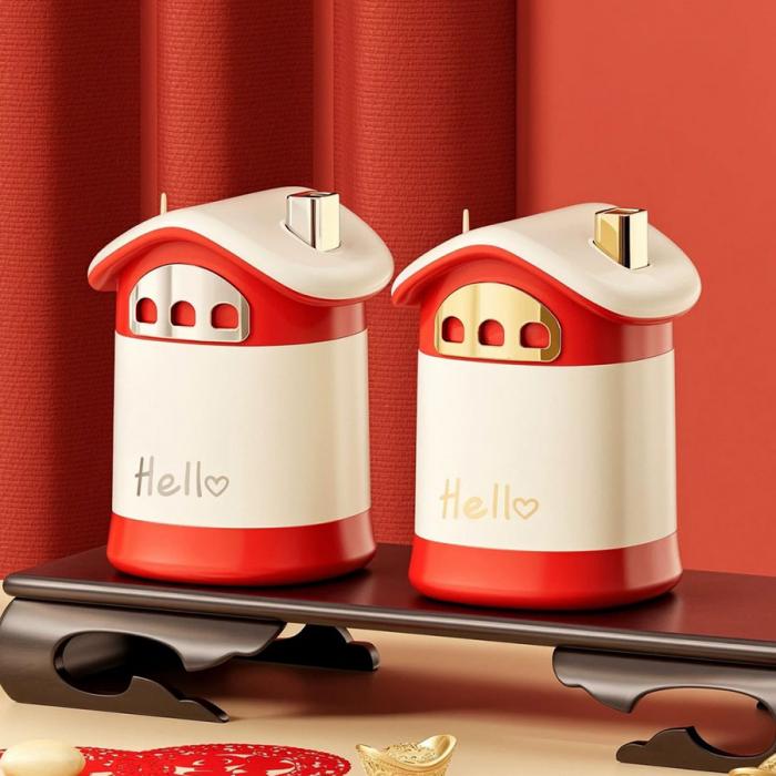 小屋按壓牙簽瓶